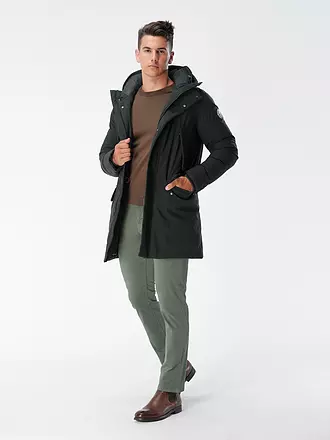 BOSS | Nom du produit: Pullover Slim Fit LENO-P | olive